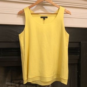 BR Double Layer Tank in Yellow Sunflower